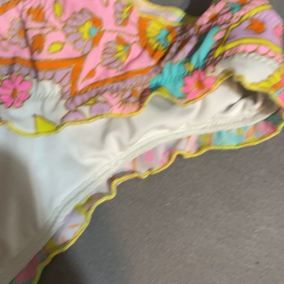 Floral pattern ruffle bikini bottom - Picture 3 of 5